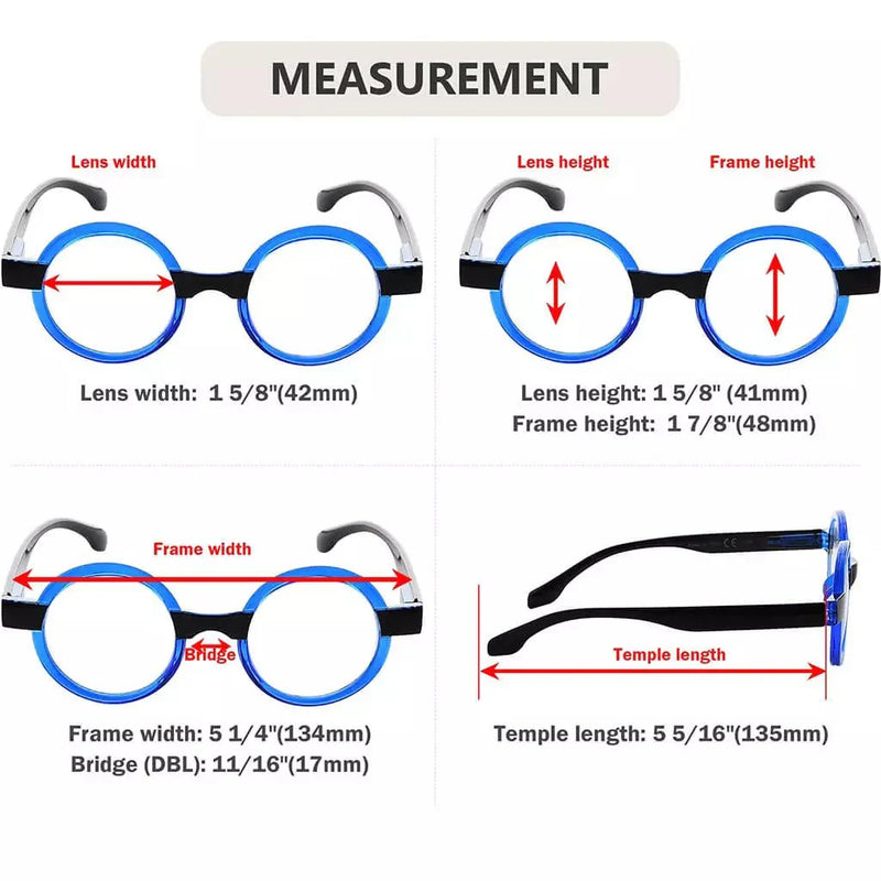 eyekeeper.com 4 Pack Round Retro Design Reading Glasses Small Fun Readers R2007C Eyeglasses White Smoke 4 Pairs Mix / without magnification,4 Pairs Mix / +0.50,4 Pairs Mix / +0.75,4 Pairs Mix / +1.00,4 Pairs Mix / +1.25,4 Pairs Mix / +1.50,4 Pairs Mix / +1.75,4 Pairs Mix / +2.00,4 Pairs Mix / +2.25,4 Pairs Mix / +2.50,4 Pairs Mix / +2.75,4 Pairs Mix / +3.00