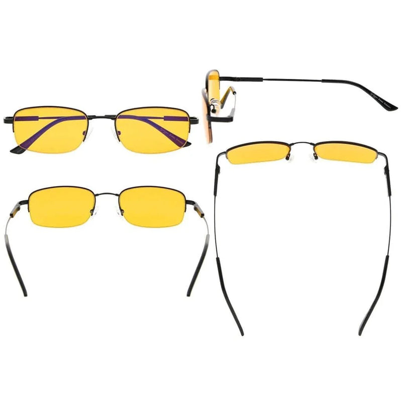 eyekeeper.com 4 Pack Semi-Rimless Metal Blue Light Blocking Readers DS1704 Eyeglasses White Smoke 4 Pairs Mix / without magnification,4 Pairs Mix / +0.50,4 Pairs Mix / +0.75,4 Pairs Mix / +1.00,4 Pairs Mix / +1.25,4 Pairs Mix / +1.50,4 Pairs Mix / +1.75,4 Pairs Mix / +2.00
