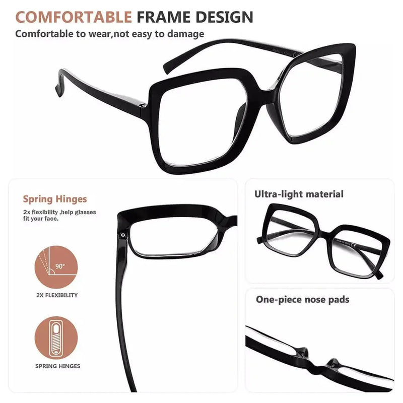 eyekeeper.com 4 Pack Reading Glasses Large Frame Square Readers R2014 Eyeglasses White Smoke 4 Pairs Mix / without magnification,4 Pairs Mix / +0.50,4 Pairs Mix / +0.75,4 Pairs Mix / +1.00,4 Pairs Mix / +1.25,4 Pairs Mix / +1.50,4 Pairs Mix / +1.75,4 Pairs Mix / +2.00,4 Pairs Mix / +2.25,4 Pairs Mix / +2.50,4 Pairs Mix / +2.75,4 Pairs Mix / +3.00