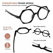 eyekeeper.com 4 Pack Small Geometric Design Reading Glasses Artistic Readers R2009 Eyeglasses White Smoke 4 Pairs Mix / without magnification,4 Pairs Mix / +0.50,4 Pairs Mix / +0.75,4 Pairs Mix / +1.00,4 Pairs Mix / +1.25,4 Pairs Mix / +1.50,4 Pairs Mix / +1.75,4 Pairs Mix / +2.00,4 Pairs Mix / +2.25,4 Pairs Mix / +2.50,4 Pairs Mix / +2.75,4 Pairs Mix / +3.00