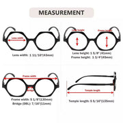 eyekeeper.com 4 Pack Small Geometric Design Reading Glasses Artistic Readers R2009 Eyeglasses White Smoke 4 Pairs Mix / without magnification,4 Pairs Mix / +0.50,4 Pairs Mix / +0.75,4 Pairs Mix / +1.00,4 Pairs Mix / +1.25,4 Pairs Mix / +1.50,4 Pairs Mix / +1.75,4 Pairs Mix / +2.00,4 Pairs Mix / +2.25,4 Pairs Mix / +2.50,4 Pairs Mix / +2.75,4 Pairs Mix / +3.00
