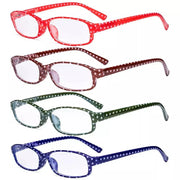 eyekeeper.com 4 Pack Small Lens Colorful Reading Glasses R908PB Eyeglasses White Smoke 4 Pairs Mix / +0.50,4 Pairs Mix / +0.75,4 Pairs Mix / +1.00,4 Pairs Mix / +1.25,4 Pairs Mix / +1.50,4 Pairs Mix / +1.75,4 Pairs Mix / +2.00,4 Pairs Mix / +2.25,4 Pairs Mix / +2.50,4 Pairs Mix / +2.75,4 Pairs Mix / +3.00,4 Pairs Mix / +3.50,4 Pairs Mix / +