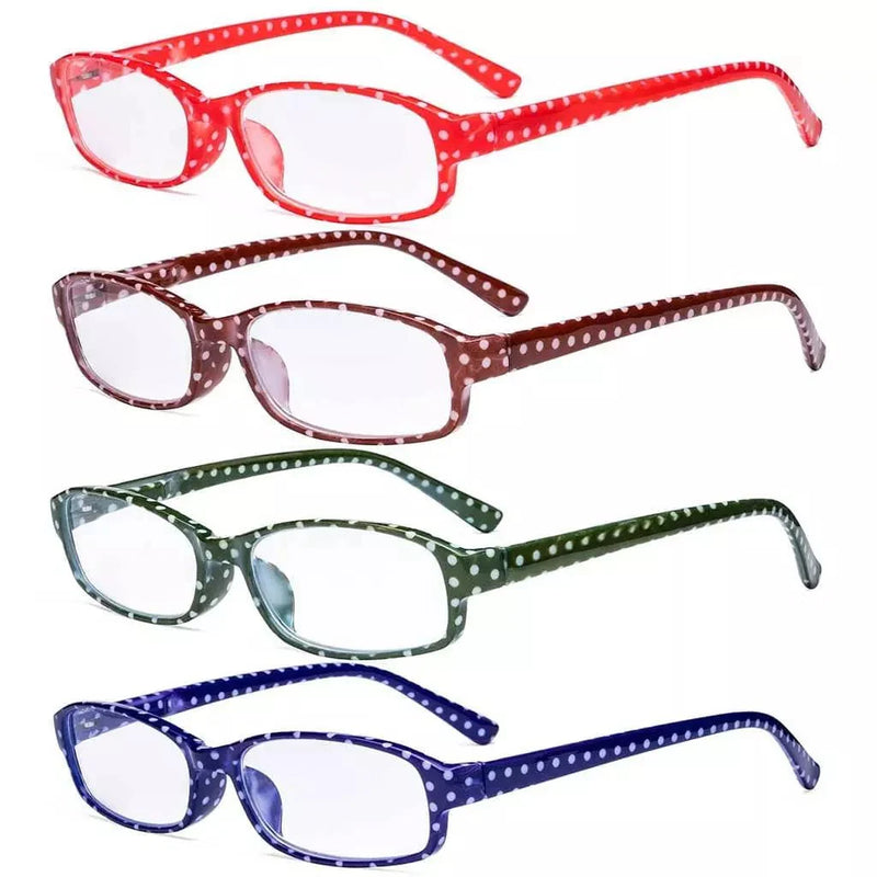 eyekeeper.com 4 Pack Small Lens Colorful Reading Glasses R908PB Eyeglasses White Smoke 4 Pairs Mix / +0.50,4 Pairs Mix / +0.75,4 Pairs Mix / +1.00,4 Pairs Mix / +1.25,4 Pairs Mix / +1.50,4 Pairs Mix / +1.75,4 Pairs Mix / +2.00,4 Pairs Mix / +2.25,4 Pairs Mix / +2.50,4 Pairs Mix / +2.75,4 Pairs Mix / +3.00,4 Pairs Mix / +3.50,4 Pairs Mix / +