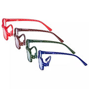 eyekeeper.com 4 Pack Small Lens Colorful Reading Glasses R908PB Eyeglasses White Smoke 4 Pairs Mix / +0.50,4 Pairs Mix / +0.75,4 Pairs Mix / +1.00,4 Pairs Mix / +1.25,4 Pairs Mix / +1.50,4 Pairs Mix / +1.75,4 Pairs Mix / +2.00,4 Pairs Mix / +2.25,4 Pairs Mix / +2.50,4 Pairs Mix / +2.75,4 Pairs Mix / +3.00,4 Pairs Mix / +3.50,4 Pairs Mix / +