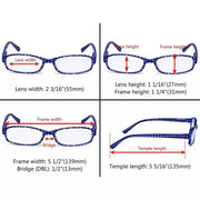 eyekeeper.com 4 Pack Small Lens Colorful Reading Glasses R908PB Eyeglasses White Smoke 4 Pairs Mix / +0.50,4 Pairs Mix / +0.75,4 Pairs Mix / +1.00,4 Pairs Mix / +1.25,4 Pairs Mix / +1.50,4 Pairs Mix / +1.75,4 Pairs Mix / +2.00,4 Pairs Mix / +2.25,4 Pairs Mix / +2.50,4 Pairs Mix / +2.75,4 Pairs Mix / +3.00,4 Pairs Mix / +3.50,4 Pairs Mix / +