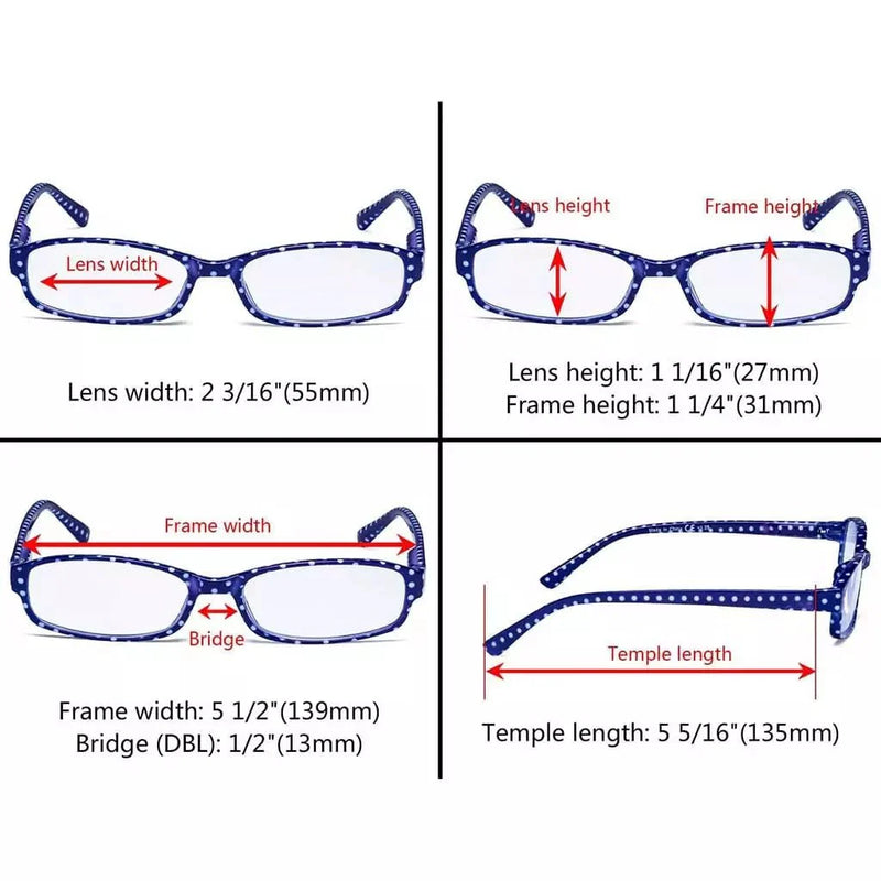 eyekeeper.com 4 Pack Small Lens Colorful Reading Glasses R908PB Eyeglasses White Smoke 4 Pairs Mix / +0.50,4 Pairs Mix / +0.75,4 Pairs Mix / +1.00,4 Pairs Mix / +1.25,4 Pairs Mix / +1.50,4 Pairs Mix / +1.75,4 Pairs Mix / +2.00,4 Pairs Mix / +2.25,4 Pairs Mix / +2.50,4 Pairs Mix / +2.75,4 Pairs Mix / +3.00,4 Pairs Mix / +3.50,4 Pairs Mix / +