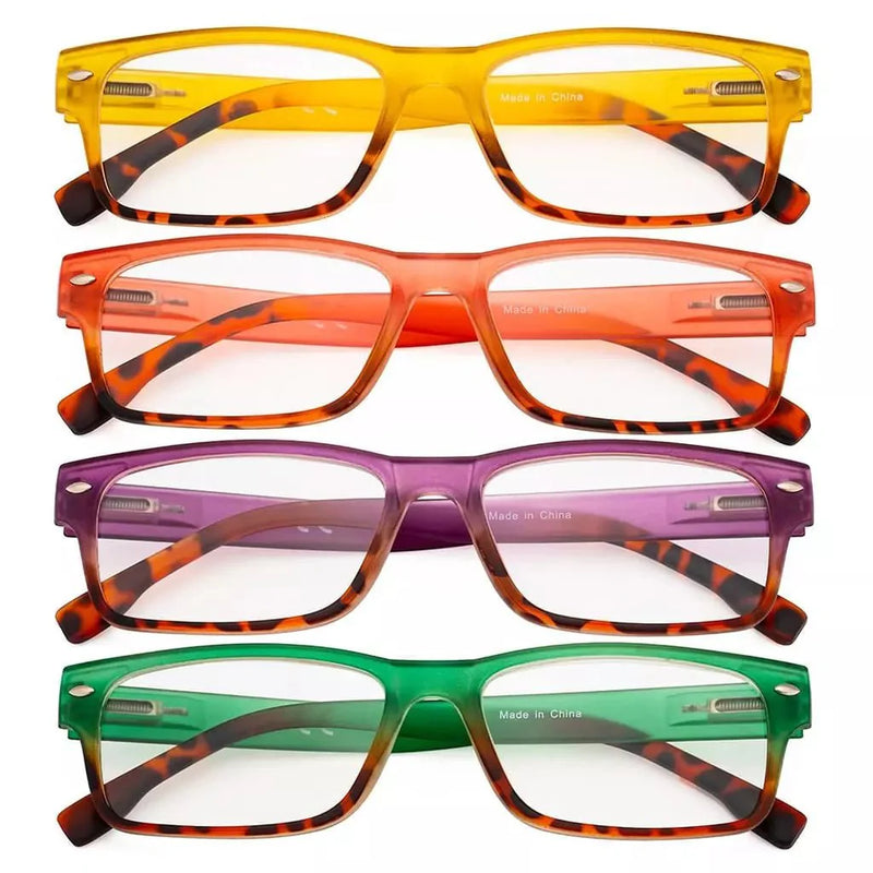 eyekeeper.com 4 Pack Small Rectangle Reading Glasses Stylish Readers R108D Eyeglasses White Smoke 4 Pairs Mix / +0.50,4 Pairs Mix / +0.75,4 Pairs Mix / +1.00,4 Pairs Mix / +1.25,4 Pairs Mix / +1.50,4 Pairs Mix / +1.75,4 Pairs Mix / +2.00,4 Pairs Mix / +2.25,4 Pairs Mix / +2.50,4 Pairs Mix / +2.75,4 Pairs Mix / +3.00,4 Pairs Mix / +3.50,4 Pairs Mix / +