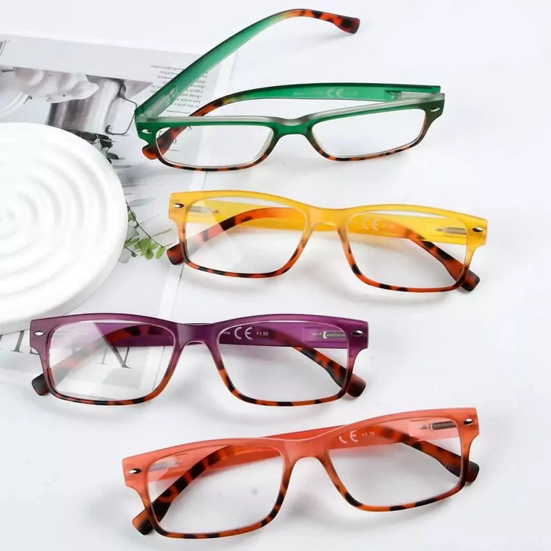 eyekeeper.com 4 Pack Small Rectangle Reading Glasses Stylish Readers R108D Eyeglasses White Smoke 4 Pairs Mix / +0.50,4 Pairs Mix / +0.75,4 Pairs Mix / +1.00,4 Pairs Mix / +1.25,4 Pairs Mix / +1.50,4 Pairs Mix / +1.75,4 Pairs Mix / +2.00,4 Pairs Mix / +2.25,4 Pairs Mix / +2.50,4 Pairs Mix / +2.75,4 Pairs Mix / +3.00,4 Pairs Mix / +3.50,4 Pairs Mix / +