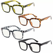eyekeeper.com 4 Pack Square Progressive Multifocus Readers M2104 Eyeglasses White Smoke 4 Pairs Mix / +1.00,4 Pairs Mix / +1.25,4 Pairs Mix / +1.50,4 Pairs Mix / +2.00,4 Pairs Mix / +2.50,4 Pairs Mix / +3.00,4 Pairs Mix / +3.50