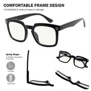 eyekeeper.com 4 Pack Square Progressive Multifocus Readers M2104 Eyeglasses White Smoke 4 Pairs Mix / +1.00,4 Pairs Mix / +1.25,4 Pairs Mix / +1.50,4 Pairs Mix / +2.00,4 Pairs Mix / +2.50,4 Pairs Mix / +3.00,4 Pairs Mix / +3.50