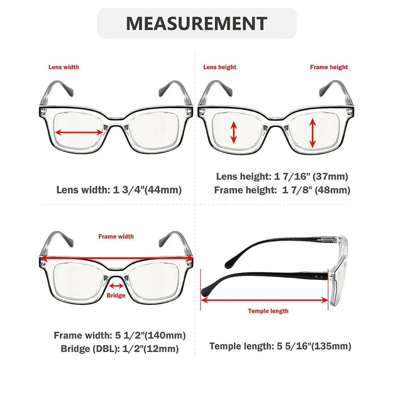 eyekeeper.com 4 Pack Square Progressive Multifocus Reading Glasses M2105 Eyeglasses White Smoke 4 Pairs Mix / +1.00,4 Pairs Mix / +1.25,4 Pairs Mix / +1.50,4 Pairs Mix / +1.75,4 Pairs Mix / +2.00,4 Pairs Mix / +2.25,4 Pairs Mix / +2.50,4 Pairs Mix / +3.00,4 Pairs Mix / +3.50