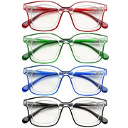 eyekeeper.com 4 Pack Square Progressive Multifocus Reading Glasses M2105 Eyeglasses White Smoke 4 Pairs Mix / +1.00,4 Pairs Mix / +1.25,4 Pairs Mix / +1.50,4 Pairs Mix / +1.75,4 Pairs Mix / +2.00,4 Pairs Mix / +2.25,4 Pairs Mix / +2.50,4 Pairs Mix / +3.00,4 Pairs Mix / +3.50