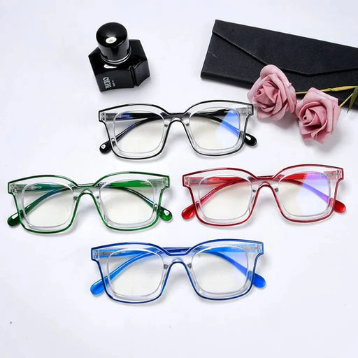 eyekeeper.com 4 Pack Square Progressive Multifocus Reading Glasses M2105 Eyeglasses White Smoke 4 Pairs Mix / +1.00,4 Pairs Mix / +1.25,4 Pairs Mix / +1.50,4 Pairs Mix / +1.75,4 Pairs Mix / +2.00,4 Pairs Mix / +2.25,4 Pairs Mix / +2.50,4 Pairs Mix / +3.00,4 Pairs Mix / +3.50