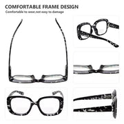 eyekeeper.com 4 Pack Square Thicker Frame Bifocal Reading Glasses BR2035 Eyeglasses White Smoke 4 Pairs Mix / +1.00,4 Pairs Mix / +1.50,4 Pairs Mix / +2.00,4 Pairs Mix / +2.50,4 Pairs Mix / +3.00,4 Pairs Mix / +3.50