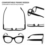 eyekeeper.com 4 Pack Bifocal Reading Glasses Oversized Square Readers BR1555 Eyeglasses White Smoke 4 Pairs Mix / +1.00,4 Pairs Mix / +1.50,4 Pairs Mix / +2.00,4 Pairs Mix / +2.50,4 Pairs Mix / +3.00
