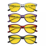 eyekeeper.com 4 Pack Stylish Blue Light Blocking Reading Glasses HPFH1570 Eyeglasses White Smoke 4 Pairs Mix / without magnification,4 Pairs Mix / +0.50,4 Pairs Mix / +0.75,4 Pairs Mix / +1.00,4 Pairs Mix / +1.25,4 Pairs Mix / +1.50,4 Pairs Mix / +1.75,4 Pairs Mix / +2.00,4 Pairs Mix / +2.50,4 Pairs Mix / +3.00