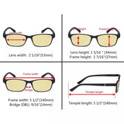 eyekeeper.com 4 Pack Stylish Blue Light Blocking Reading Glasses TME19042 Eyeglasses White Smoke 4 Pairs Mix / without magnification,4 Pairs Mix / +0.50,4 Pairs Mix / +0.75,4 Pairs Mix / +1.00,4 Pairs Mix / +1.25,4 Pairs Mix / +1.50,4 Pairs Mix / +1.75,4 Pairs Mix / +2.00,4 Pairs Mix / +3.00