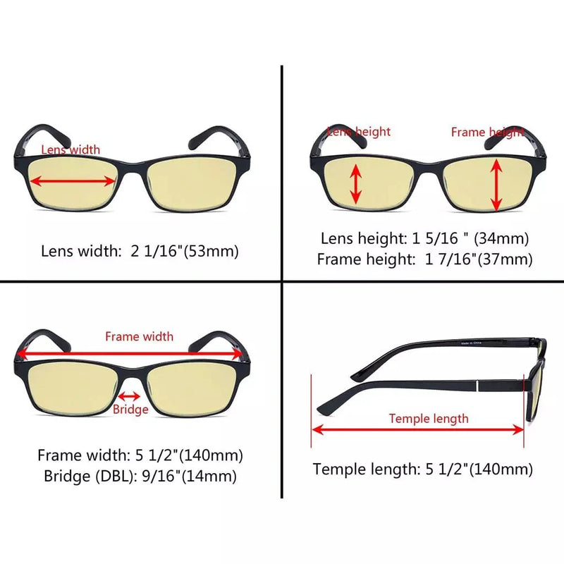 eyekeeper.com 4 Pack Stylish Blue Light Blocking Reading Glasses TME19042 Eyeglasses White Smoke 4 Pairs Mix / without magnification,4 Pairs Mix / +0.50,4 Pairs Mix / +0.75,4 Pairs Mix / +1.00,4 Pairs Mix / +1.25,4 Pairs Mix / +1.50,4 Pairs Mix / +1.75,4 Pairs Mix / +2.00,4 Pairs Mix / +3.00