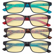 eyekeeper.com 4 Pack Stylish Blue Light Blocking Reading Glasses TME19042 Eyeglasses White Smoke 4 Pairs Mix / without magnification,4 Pairs Mix / +0.50,4 Pairs Mix / +0.75,4 Pairs Mix / +1.00,4 Pairs Mix / +1.25,4 Pairs Mix / +1.50,4 Pairs Mix / +1.75,4 Pairs Mix / +2.00,4 Pairs Mix / +3.00