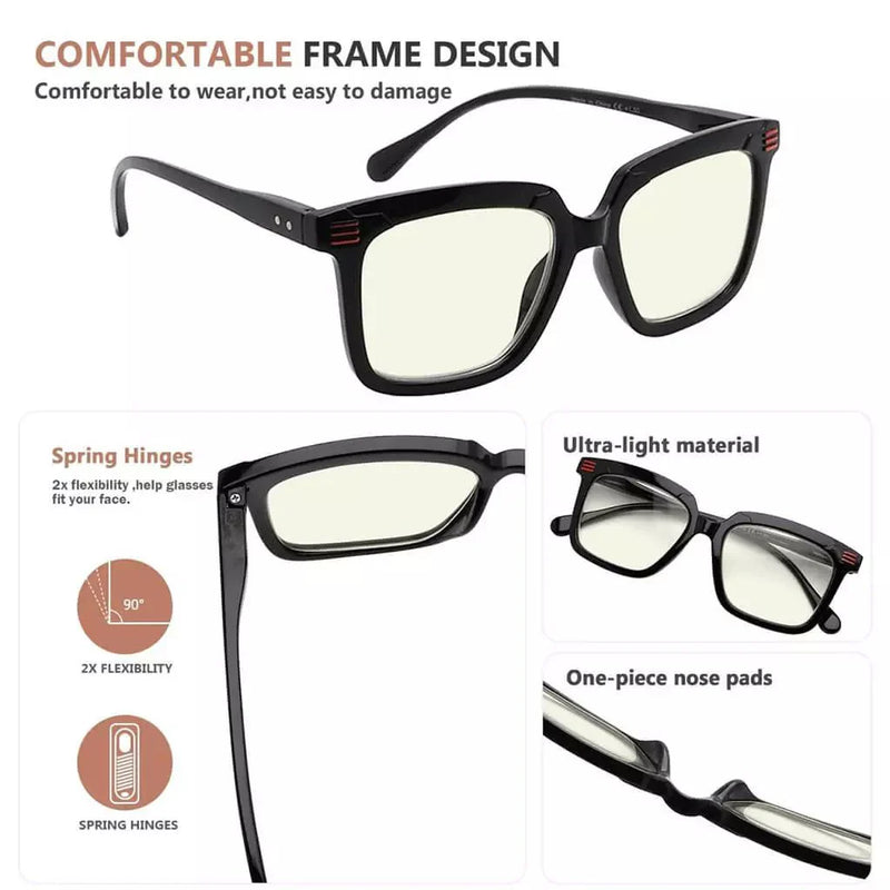eyekeeper.com 4 Pack Stylish Blue Light Filter Reading Glasses UV2108 Eyeglasses White Smoke 4 Pairs Mix / without magnification,4 Pairs Mix / +0.50,4 Pairs Mix / +0.75,4 Pairs Mix / +1.00,4 Pairs Mix / +1.25,4 Pairs Mix / +1.50,4 Pairs Mix / +1.75,4 Pairs Mix / +2.00,4 Pairs Mix / +2.25,4 Pairs Mix / +2.50,4 Pairs Mix / +2.75,4 Pairs Mix / +3.00