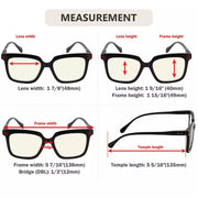 eyekeeper.com 4 Pack Stylish Blue Light Filter Reading Glasses UV2108 Eyeglasses White Smoke 4 Pairs Mix / without magnification,4 Pairs Mix / +0.50,4 Pairs Mix / +0.75,4 Pairs Mix / +1.00,4 Pairs Mix / +1.25,4 Pairs Mix / +1.50,4 Pairs Mix / +1.75,4 Pairs Mix / +2.00,4 Pairs Mix / +2.25,4 Pairs Mix / +2.50,4 Pairs Mix / +2.75,4 Pairs Mix / +3.00