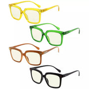 eyekeeper.com 4 Pack Stylish Blue Light Filter Reading Glasses UV2108 Eyeglasses White Smoke 4 Pairs Mix / without magnification,4 Pairs Mix / +0.50,4 Pairs Mix / +0.75,4 Pairs Mix / +1.00,4 Pairs Mix / +1.25,4 Pairs Mix / +1.50,4 Pairs Mix / +1.75,4 Pairs Mix / +2.00,4 Pairs Mix / +2.25,4 Pairs Mix / +2.50,4 Pairs Mix / +2.75,4 Pairs Mix / +3.00