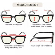 eyekeeper.com 4 Pack Stylish Blue Light Filter Reading Glasses UV2109 Eyeglasses White Smoke 4 Pairs Mix / without magnification,4 Pairs Mix / +0.50,4 Pairs Mix / +0.75,4 Pairs Mix / +1.00,4 Pairs Mix / +1.25,4 Pairs Mix / +1.50,4 Pairs Mix / +1.75,4 Pairs Mix / +2.00,4 Pairs Mix / +2.25,4 Pairs Mix / +2.50,4 Pairs Mix / +2.75,4 Pairs Mix / +3.00