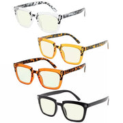 eyekeeper.com 4 Pack Stylish Blue Light Filter Reading Glasses UV2109 Eyeglasses White Smoke 4 Pairs Mix / without magnification,4 Pairs Mix / +0.50,4 Pairs Mix / +0.75,4 Pairs Mix / +1.00,4 Pairs Mix / +1.25,4 Pairs Mix / +1.50,4 Pairs Mix / +1.75,4 Pairs Mix / +2.00,4 Pairs Mix / +2.25,4 Pairs Mix / +2.50,4 Pairs Mix / +2.75,4 Pairs Mix / +3.00