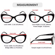 eyekeeper.com 4 Pack Stylish Cat-eye Bifocal Reading Glasses Cute Readers BR2118 Eyeglasses White Smoke 4 Pairs Mix / +1.00,4 Pairs Mix / +1.50,4 Pairs Mix / +2.00,4 Pairs Mix / +2.50,4 Pairs Mix / +3.00
