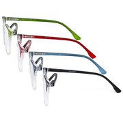 eyekeeper.com 4 Pack Stylish Design Round Ladies Reading Glasses R9002C Eyeglasses White Smoke 4 Pairs Mix / +0.50,4 Pairs Mix / +0.75,4 Pairs Mix / +1.00,4 Pairs Mix / +1.25,4 Pairs Mix / +1.50,4 Pairs Mix / +1.75,4 Pairs Mix / +2.00,4 Pairs Mix / +2.25,4 Pairs Mix / +2.50,4 Pairs Mix / +2.75,4 Pairs Mix / +3.00,4 Pairs Mix / +3.50,4 Pairs Mix / +