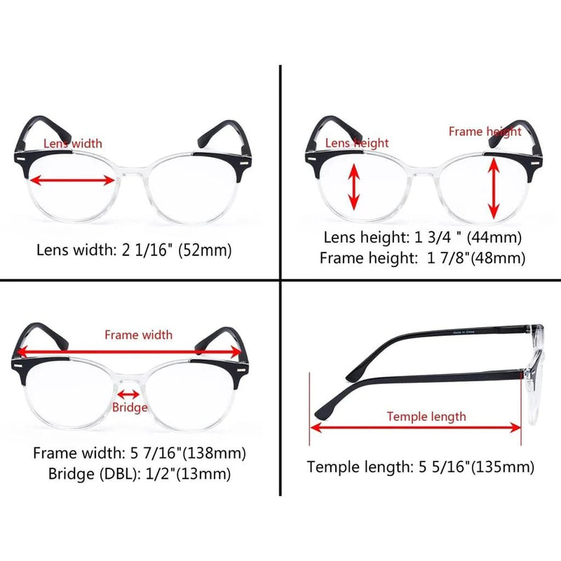 eyekeeper.com 4 Pack Stylish Design Round Ladies Reading Glasses R9002C Eyeglasses White Smoke 4 Pairs Mix / +0.50,4 Pairs Mix / +0.75,4 Pairs Mix / +1.00,4 Pairs Mix / +1.25,4 Pairs Mix / +1.50,4 Pairs Mix / +1.75,4 Pairs Mix / +2.00,4 Pairs Mix / +2.25,4 Pairs Mix / +2.50,4 Pairs Mix / +2.75,4 Pairs Mix / +3.00,4 Pairs Mix / +3.50,4 Pairs Mix / +