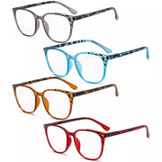 eyekeeper.com 4 Pack Stylish fashionable Oval  Reading Glasses R9001D Eyeglasses White Smoke 4 Pairs Mix / +0.50,4 Pairs Mix / +0.75,4 Pairs Mix / +1.00,4 Pairs Mix / +1.25,4 Pairs Mix / +1.50,4 Pairs Mix / +1.75,4 Pairs Mix / +2.00,4 Pairs Mix / +2.25,4 Pairs Mix / +2.50,4 Pairs Mix / +2.75,4 Pairs Mix / +3.00,4 Pairs Mix / +3.50,4 Pairs Mix / +