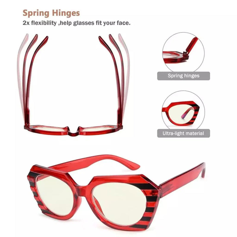 eyekeeper.com 4 Pack Stylish Polygon Progressive Multifocus Readers M2135 Eyeglasses White Smoke 4 Pairs Mix / +1.00,4 Pairs Mix / +1.25,4 Pairs Mix / +1.50,4 Pairs Mix / +1.75,4 Pairs Mix / +2.00,4 Pairs Mix / +2.25,4 Pairs Mix / +2.50,4 Pairs Mix / +3.00,4 Pairs Mix / +3.50