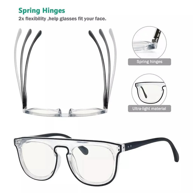 eyekeeper.com 4 Pack Stylish Progressive Multifocus Reading Glasses M2122 Eyeglasses White Smoke 4 Pairs Mix / +1.00,4 Pairs Mix / +1.25,4 Pairs Mix / +1.50,4 Pairs Mix / +1.75,4 Pairs Mix / +2.00,4 Pairs Mix / +2.25,4 Pairs Mix / +2.50,4 Pairs Mix / +3.00,4 Pairs Mix / +3.50