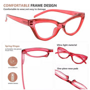 eyekeeper.com 4 Pack Stylish Readers Cat-eye Frame Reading Glasses R2033 Eyeglasses White Smoke 4 Pairs Mix / without magnification,4 Pairs Mix / +0.50,4 Pairs Mix / +0.75,4 Pairs Mix / +1.00,4 Pairs Mix / +1.25,4 Pairs Mix / +1.50,4 Pairs Mix / +1.75,4 Pairs Mix / +2.00,4 Pairs Mix / +2.25,4 Pairs Mix / +2.50,4 Pairs Mix / +2.75,4 Pairs Mix / +3.00