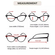 eyekeeper.com 4 Pack Stylish Reading Glasses Cat-eye Readers R9112 Eyeglasses White Smoke 4 Pairs Mix / +0.50,4 Pairs Mix / +0.75,4 Pairs Mix / +1.00,4 Pairs Mix / +1.25,4 Pairs Mix / +1.50,4 Pairs Mix / +1.75