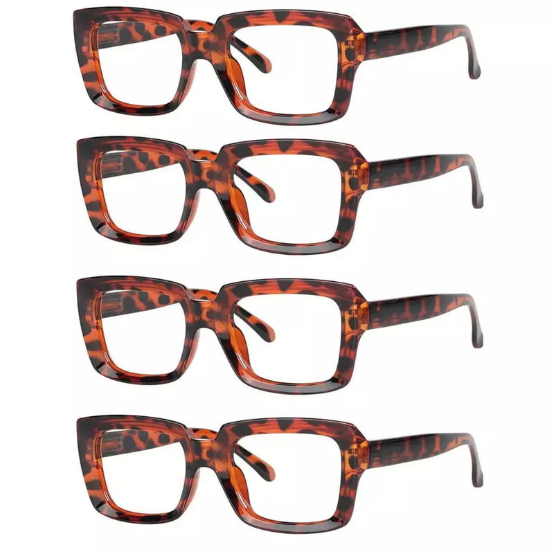 eyekeeper.com 5 Pack Trendy Reading Glasses Thicker Frame Readers R9107 Eyeglasses Dim Gray Tortoise-4pcs / without magnification,Tortoise-4pcs / +0.50,Tortoise-4pcs / +0.75,Tortoise-4pcs / +1.00,Tortoise-4pcs / +1.25,Tortoise-4pcs / +1.50,Tortoise-4pcs / +1.75,Tortoise-4pcs / +2.00,Tortoise-4pcs / +2.25,Tortoise-4pcs / +2.50,Tortoise-4pcs / +2.