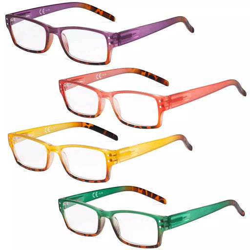 eyekeeper.com 4 Pack Stylish Reading Glasses R012D-A Eyeglasses White Smoke 4 Pairs Mix / without magnification,4 Pairs Mix / +0.50,4 Pairs Mix / +0.75,4 Pairs Mix / +1.00,4 Pairs Mix / +1.25,4 Pairs Mix / +1.50,4 Pairs Mix / +1.75,4 Pairs Mix / +2.00,4 Pairs Mix / +2.25,4 Pairs Mix / +2.50,4 Pairs Mix / +2.75,4 Pairs Mix / +3.00