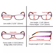 eyekeeper.com 4 Pack Stylish Reading Glasses R012D-A Eyeglasses White Smoke 4 Pairs Mix / without magnification,4 Pairs Mix / +0.50,4 Pairs Mix / +0.75,4 Pairs Mix / +1.00,4 Pairs Mix / +1.25,4 Pairs Mix / +1.50,4 Pairs Mix / +1.75,4 Pairs Mix / +2.00,4 Pairs Mix / +2.25,4 Pairs Mix / +2.50,4 Pairs Mix / +2.75,4 Pairs Mix / +3.00