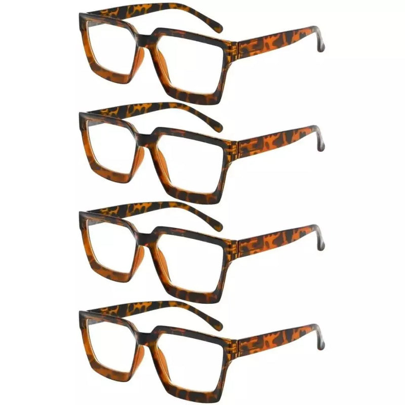 eyekeeper.com 4 Pack Stylish Reading Glasses Thicker Frame Readers R2003 Eyeglasses White Smoke Tortoise-4pcs / without magnification,Tortoise-4pcs / +0.50,Tortoise-4pcs / +0.75,Tortoise-4pcs / +1.00,Tortoise-4pcs / +1.25,Tortoise-4pcs / +1.50,Tortoise-4pcs / +1.75,Tortoise-4pcs / +2.00,Tortoise-4pcs / +2.25,Tortoise-4pcs / +2.50,Tortoise-4pcs / +2.