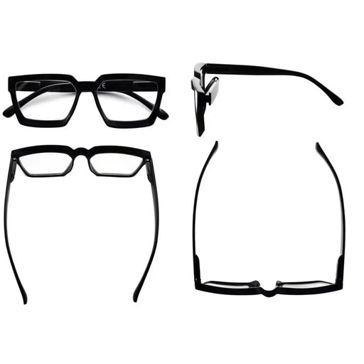 eyekeeper.com 4 Pack Stylish Reading Glasses Thicker Frame Readers R2003 Eyeglasses White Smoke 4 Pairs Mix / without magnification,4 Pairs Mix / +0.50,4 Pairs Mix / +0.75,4 Pairs Mix / +1.00,4 Pairs Mix / +1.25,4 Pairs Mix / +1.50,4 Pairs Mix / +1.75,4 Pairs Mix / +2.00,4 Pairs Mix / +2.25,4 Pairs Mix / +2.50,4 Pairs Mix / +2.75,4 Pairs Mix / +3.00