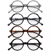 eyekeeper.com 4 Pack Stylish Round Bifocal Reading Glasses BR2025 Eyeglasses White Smoke 4 Pairs Mix / +1.00,4 Pairs Mix / +1.50,4 Pairs Mix / +2.00,4 Pairs Mix / +2.50,4 Pairs Mix / +3.00,4 Pairs Mix / +3.50