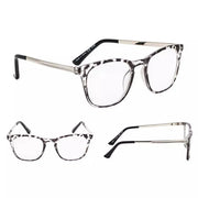 eyekeeper.com 4 Pack Stylish Square Reading Glasses Animal Print Readers RJ003 Eyeglasses White Smoke 4 Pairs Mix / +0.50,4 Pairs Mix / +0.75,4 Pairs Mix / +1.00,4 Pairs Mix / +1.25,4 Pairs Mix / +1.50,4 Pairs Mix / +1.75,4 Pairs Mix / +2.00,4 Pairs Mix / +2.25,4 Pairs Mix / +2.50,4 Pairs Mix / +2.75,4 Pairs Mix / +3.00,4 Pairs Mix / +3.50,4 Pairs Mix / +
