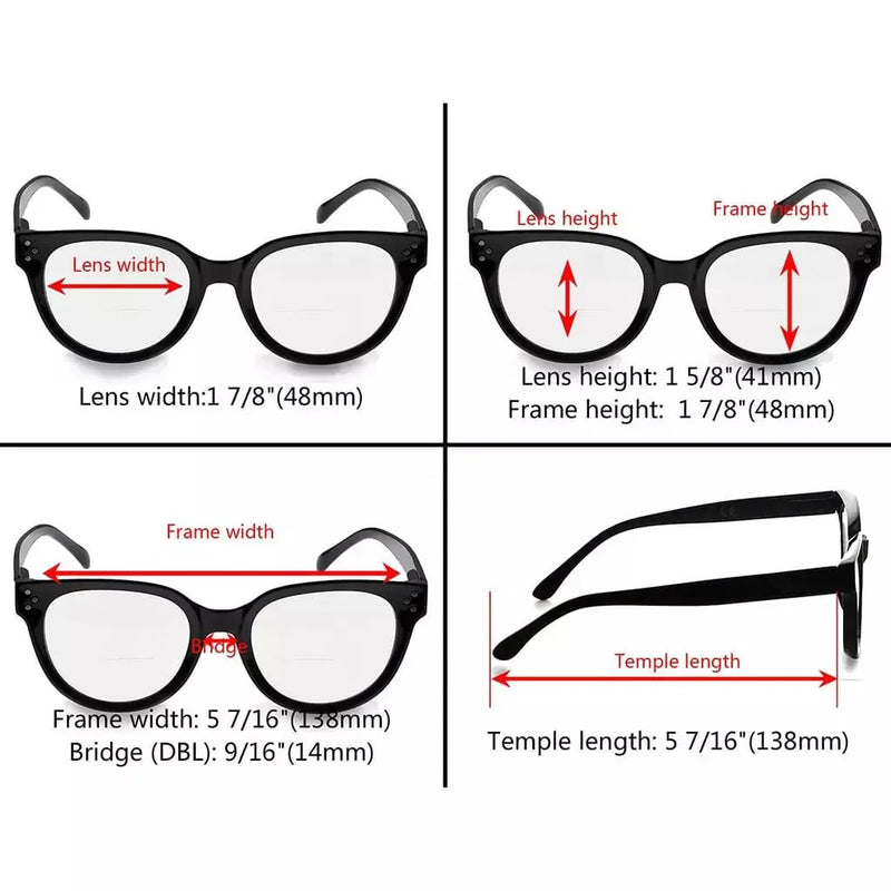 eyekeeper.com 4 Pack Stylish Thicker Frame Bifocal Reading Glasses BR9110 Eyeglasses White Smoke 4 Pairs Mix / +1.00,4 Pairs Mix / +1.50,4 Pairs Mix / +2.00,4 Pairs Mix / +2.50,4 Pairs Mix / +3.00