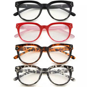 eyekeeper.com 4 Pack Stylish Thicker Frame Bifocal Reading Glasses BR9110 Eyeglasses White Smoke 4 Pairs Mix / +1.00,4 Pairs Mix / +1.50,4 Pairs Mix / +2.00,4 Pairs Mix / +2.50,4 Pairs Mix / +3.00