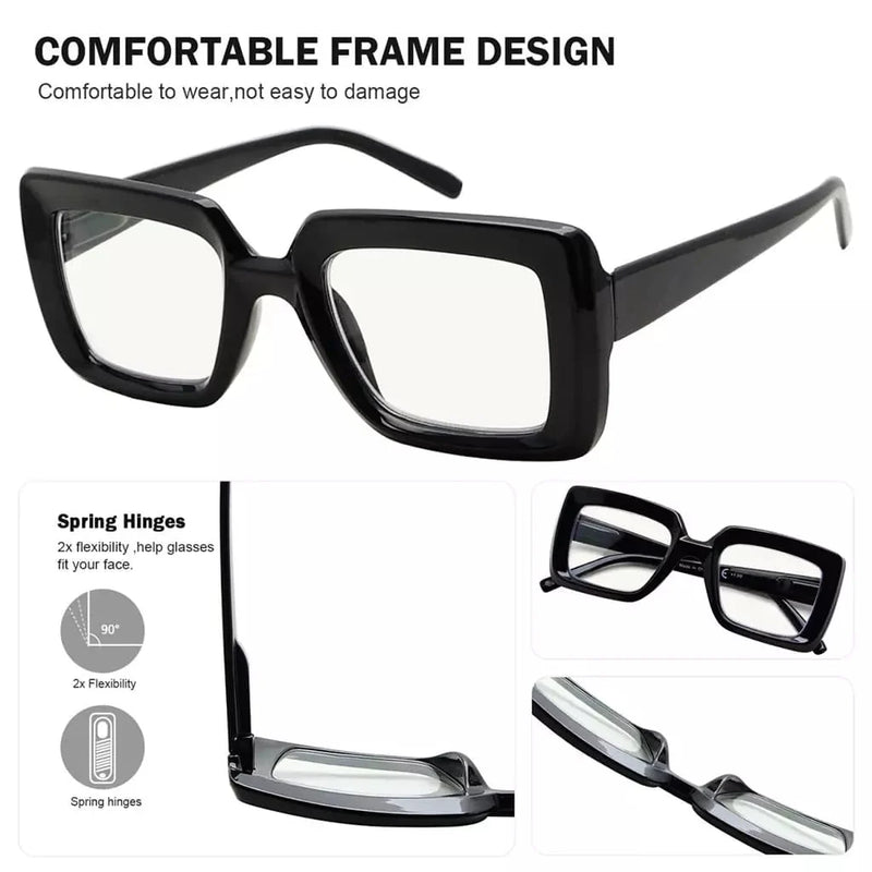 eyekeeper.com 4 Pack Stylish Thicker Frame Multifocus Reading Glasses M2101 Eyeglasses White Smoke 4 Pairs Mix / +1.00,4 Pairs Mix / +1.25,4 Pairs Mix / +1.50,4 Pairs Mix / +1.75,4 Pairs Mix / +2.00,4 Pairs Mix / +2.25,4 Pairs Mix / +2.50,4 Pairs Mix / +3.00,4 Pairs Mix / +3.50