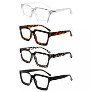 eyekeeper.com 4 Pack Thicker Frame Bifocal Reading Glasses BR2003 Eyeglasses White Smoke 4 Pairs Mix / +1.00,4 Pairs Mix / +1.50,4 Pairs Mix / +2.00,4 Pairs Mix / +2.50,4 Pairs Mix / +3.00
