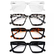 eyekeeper.com 4 Pack Thicker Frame Bifocal Reading Glasses BR2003 Eyeglasses White Smoke 4 Pairs Mix / +1.00,4 Pairs Mix / +1.50,4 Pairs Mix / +2.00,4 Pairs Mix / +2.50,4 Pairs Mix / +3.00