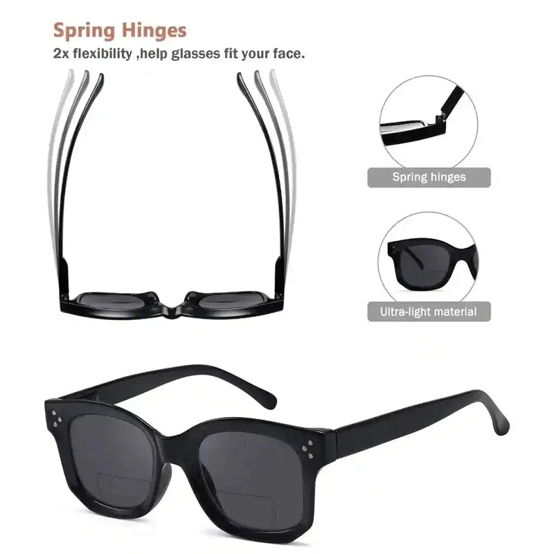 eyekeeper.com 4 Pack Thicker Frame Bifocal Reading Sunglasses SBR2002 Sunglasses White Smoke 4 Pairs Mix / +1.00,4 Pairs Mix / +1.50,4 Pairs Mix / +1.75,4 Pairs Mix / +2.00,4 Pairs Mix / +2.50,4 Pairs Mix / +3.00,4 Pairs Mix / Select a Magnification Strength