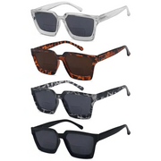 eyekeeper.com 4 Pack Thicker Frame Bifocal Reading Sunglasses SBR2003 Sunglasses White Smoke 4 Pairs Mix / +1.00,4 Pairs Mix / +1.50,4 Pairs Mix / +1.75,4 Pairs Mix / +2.00,4 Pairs Mix / +2.50,4 Pairs Mix / +3.00